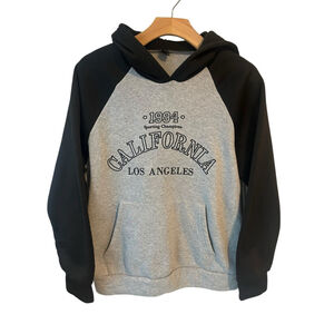 Shein Hoodie Jacket Mens Gray Black California Small